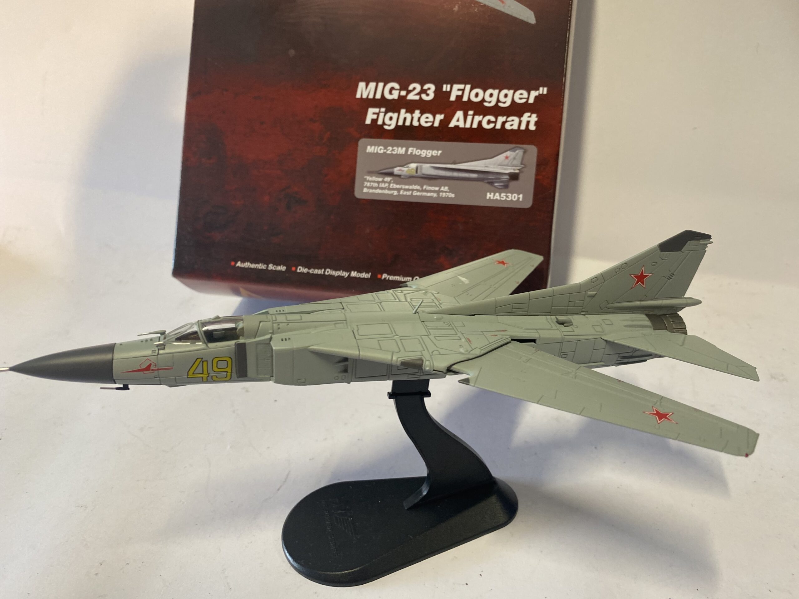 ★美品★ホビーマスター MiG-23M 1/72 戦闘機モデル HA5301 New Mould Soviet MIG-23M Hobby Master HA5301 Scale 1:72