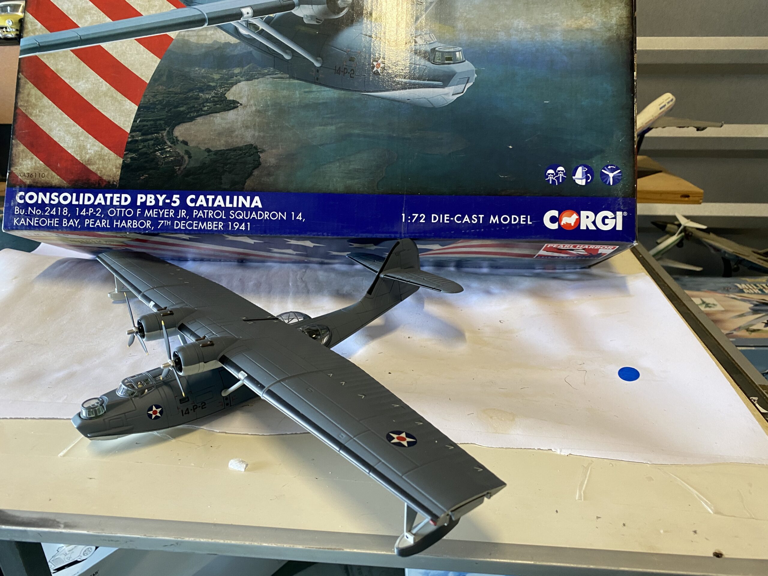 Corgi PBY-5 Catalina Pearl Harbor (1941) 1:72 - Big Bill's Die Cast