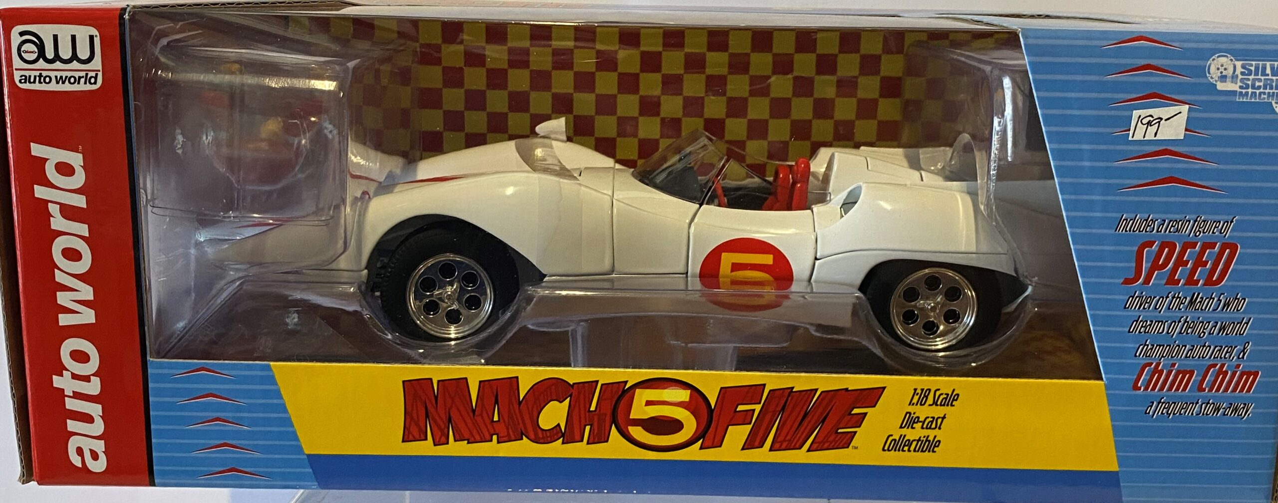 京商auto world 1/18 SPEED RACER マッハ号 ミニカー 1/18 AUTOWORLD マッハ号 特殊装置のギミック満載