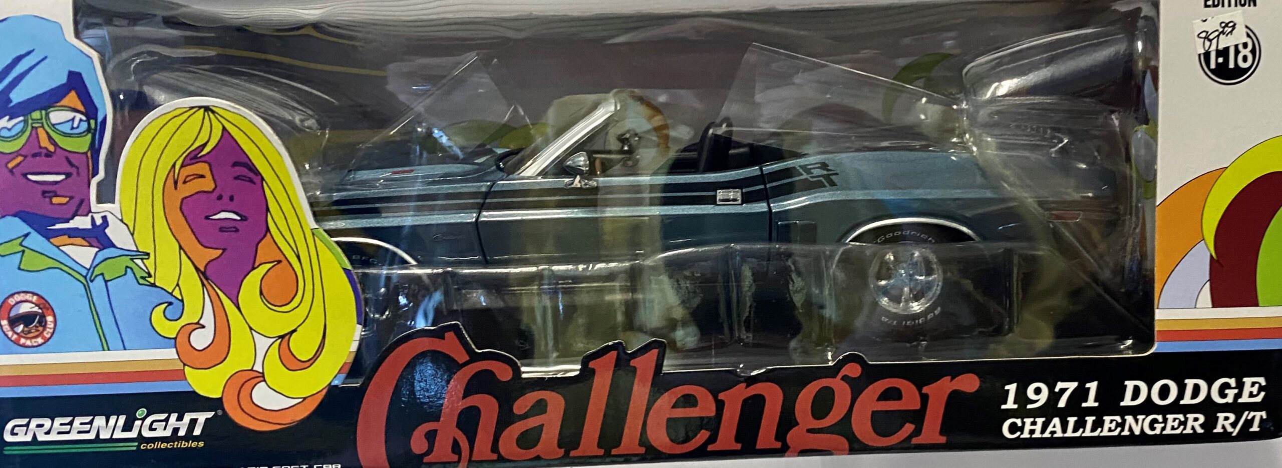 GREENLIGHT COLLECTIBLES 1/18 - 13617 - Dodge Challenger Convertible