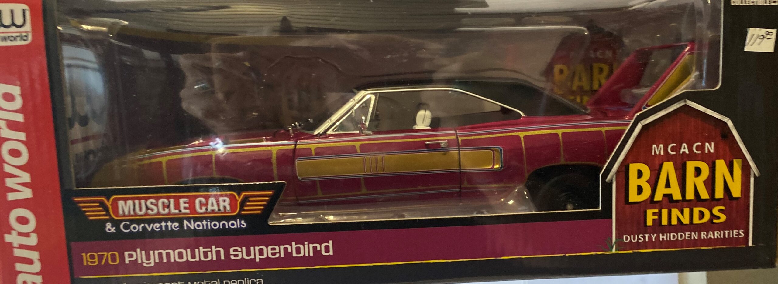 Auto World '70 Plymouth Superbird 1:18 - Big Bill's Die Cast