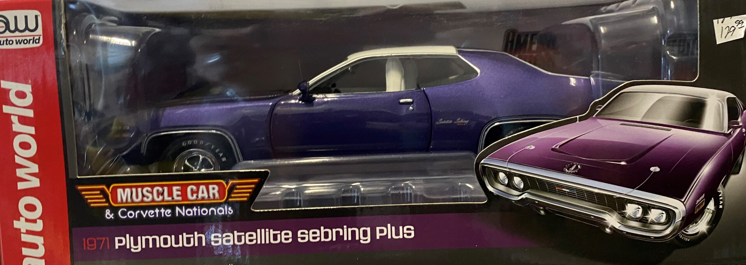 Auto World '71 Plymouth Satellite Sebring Plus 1:18 - Big Bill's