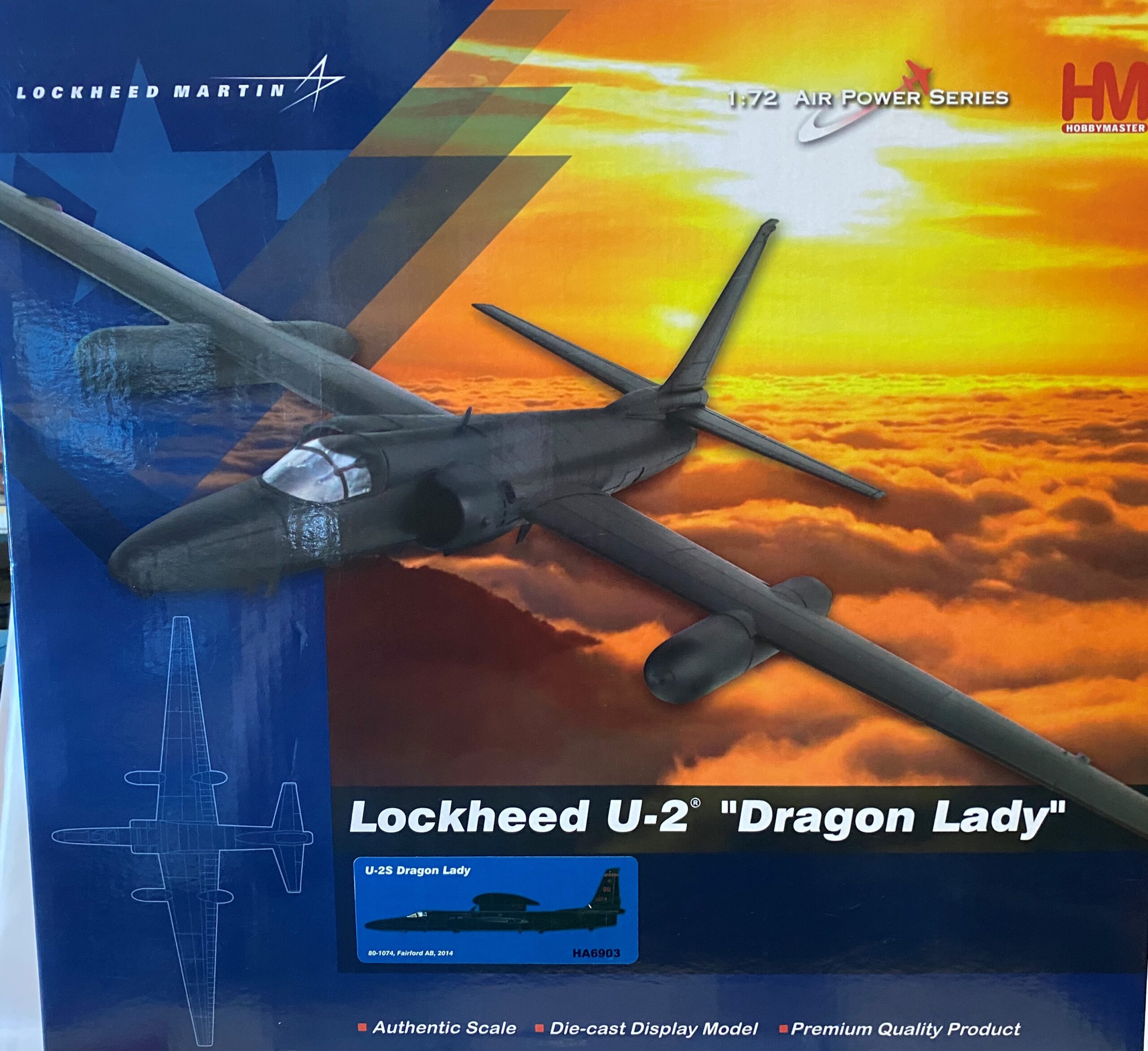 Hobby Master U-2S Dragon Lady HA6903 1:72 - Big Bill's Die Cast