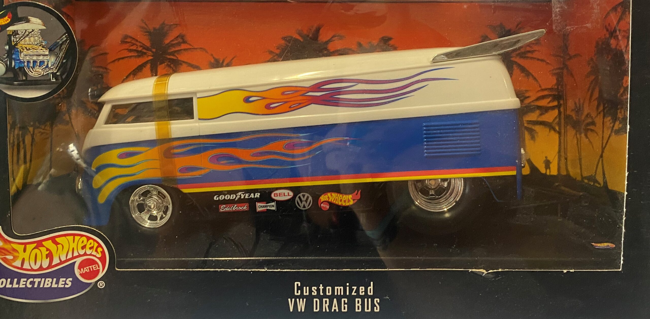 Hot Wheels Customized VW Drag Bus 1:18 - Big Bill's Die Cast