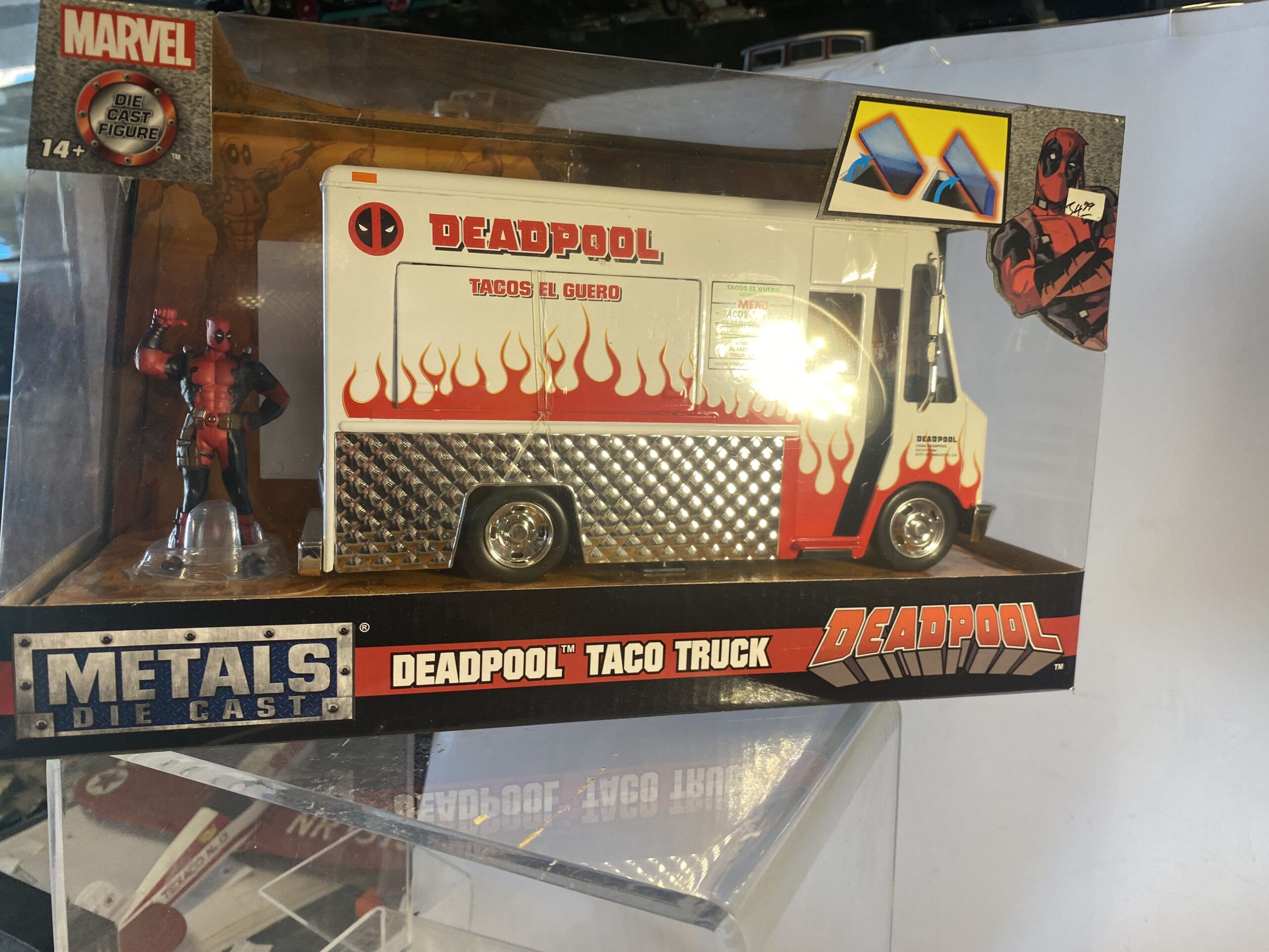 Jada Toys 253222000 Marvel Deadpool Taco Truck fém autómodell