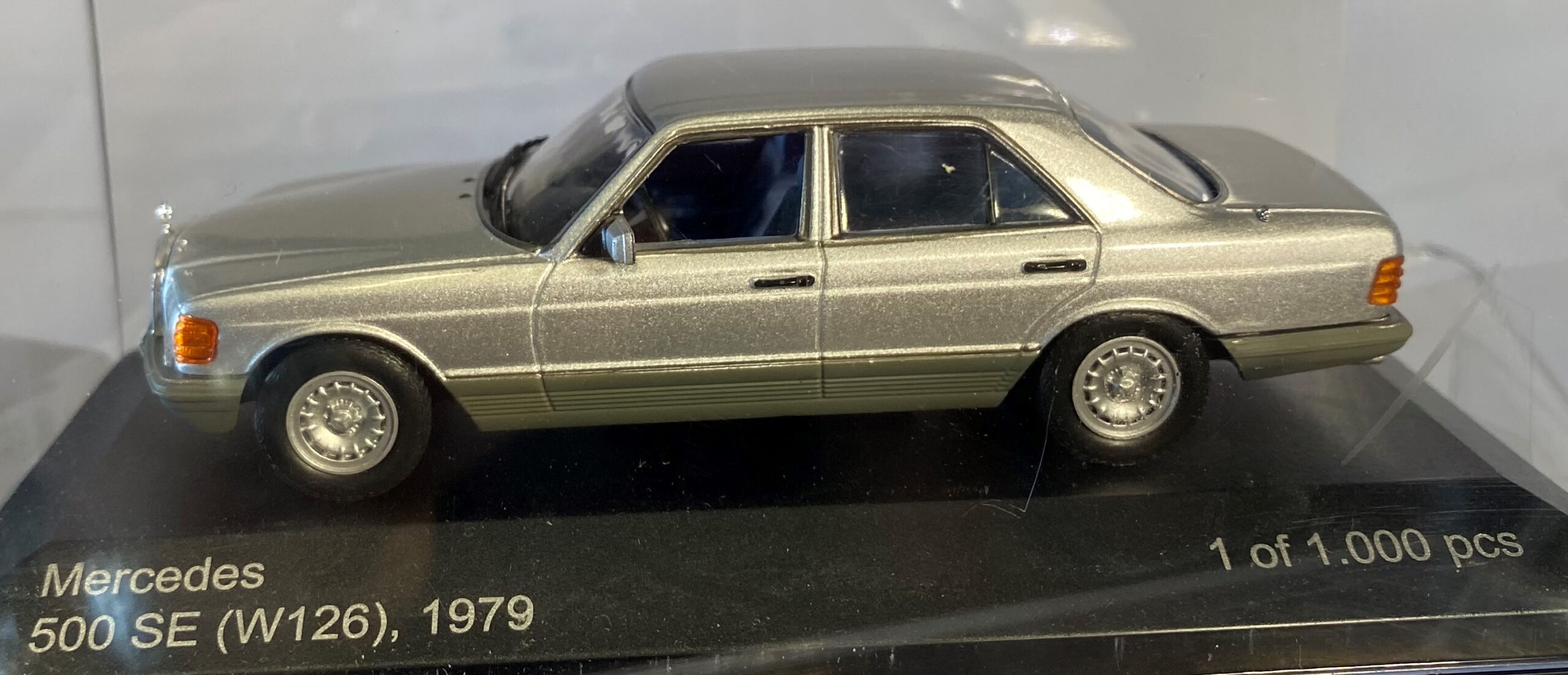 WB Mercedes 500 SE (W126) 1979 1:43 1of1000 - Big Bill's Die Cast