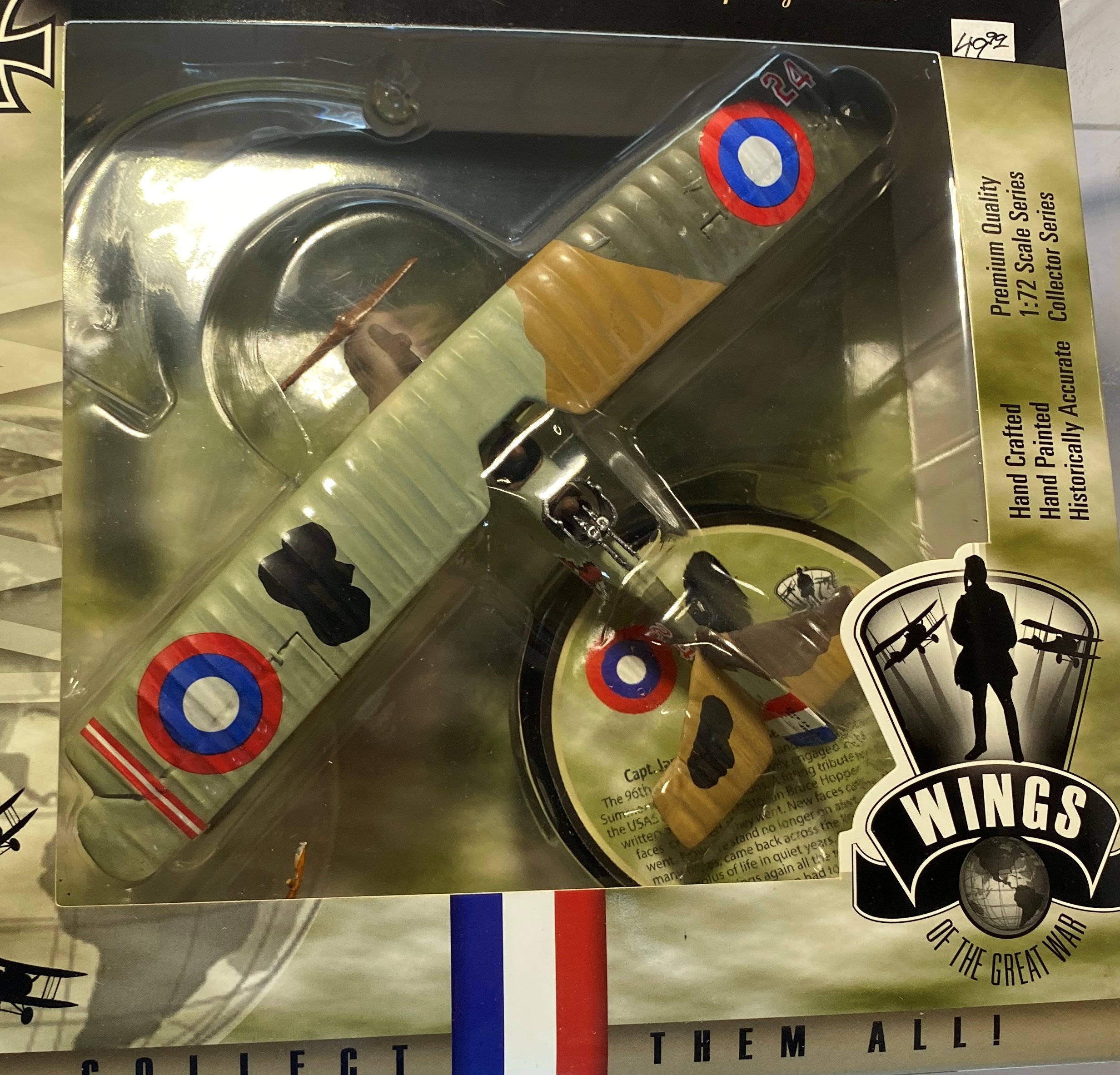 Wings Breguet 14A2 (UK) 1:72 Big Bill's Die Cast