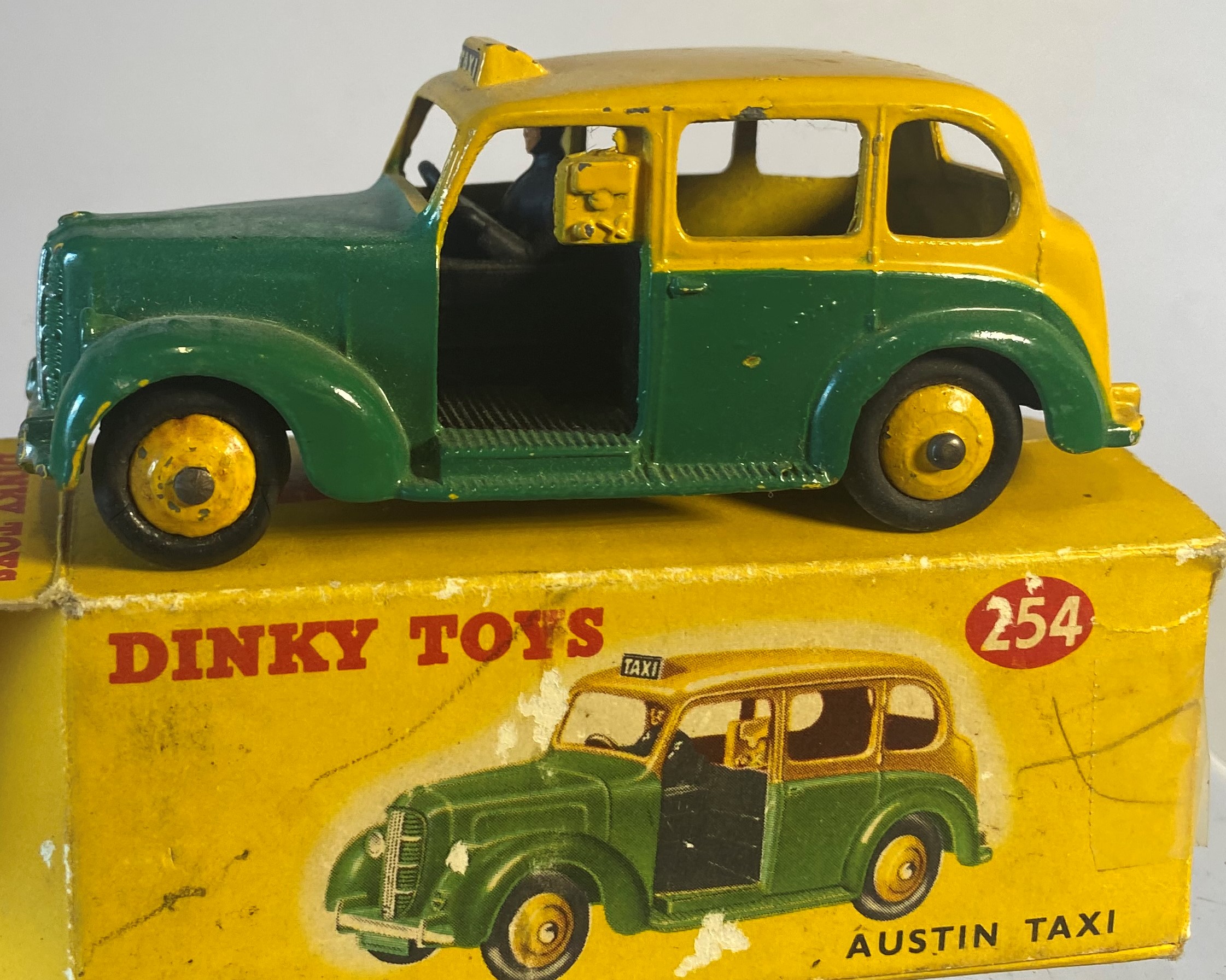Dinky Toys No. 254 Austin Taxi - Black w/ Spun Hubs | eBay