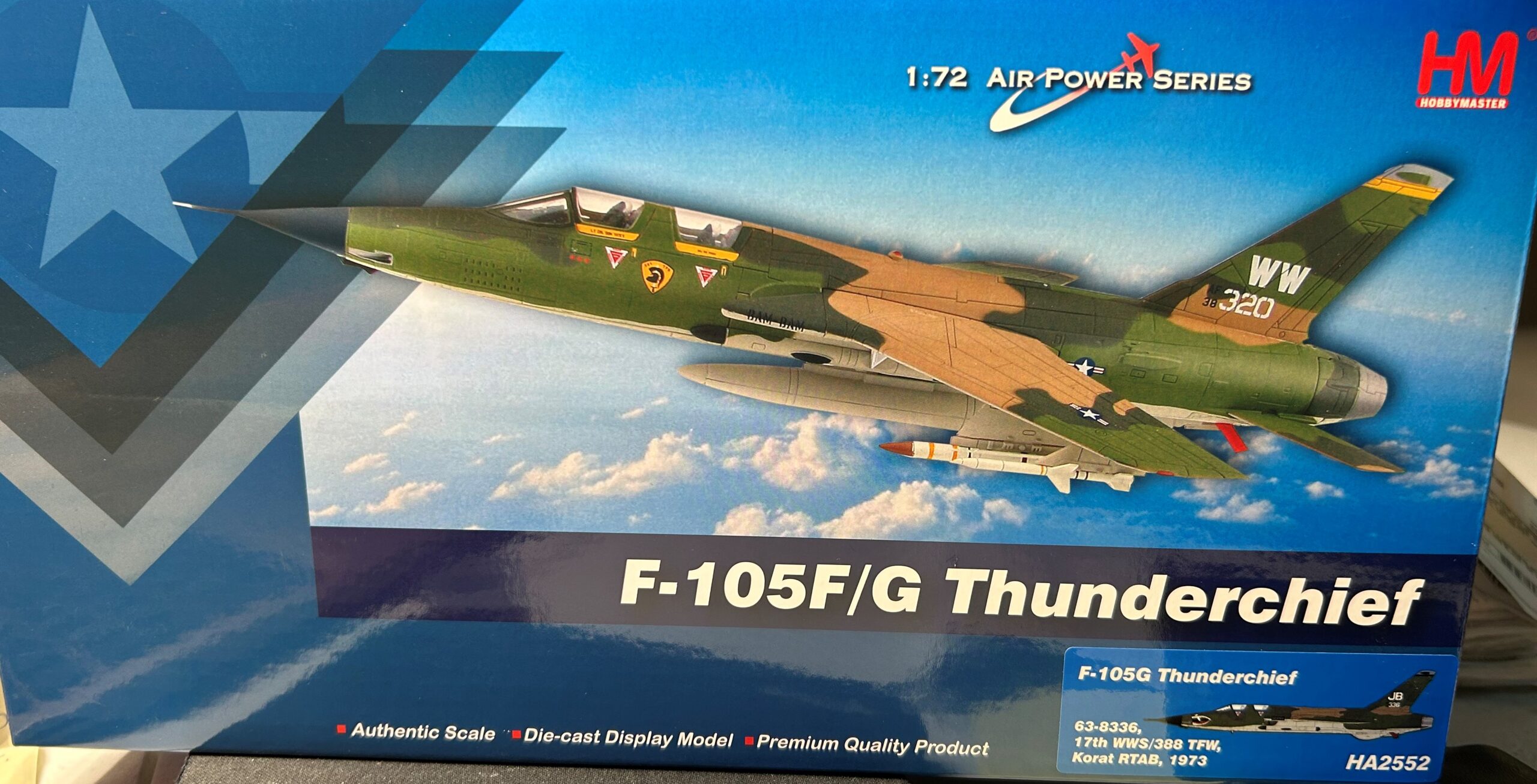 Hobby Master F-105/G Thunderchief 1:72 - Big Bill's Die Cast Hobby Master F-105/G Thunderchief 1:72 - Big Bill's Die Cast